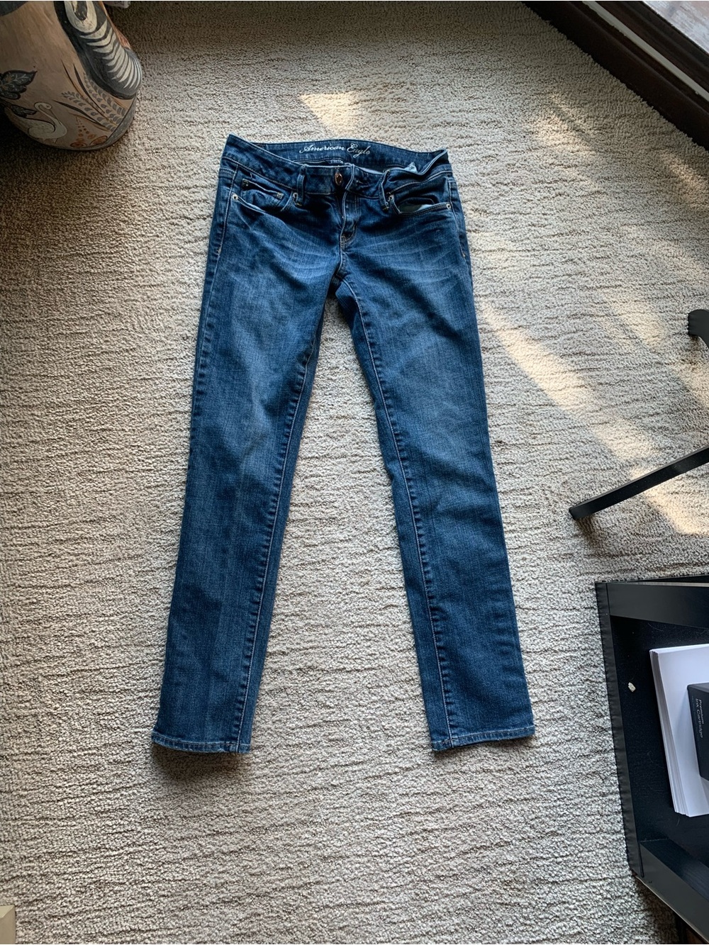 American Eagle Outfitters Dark Blue Skinny Jeans
